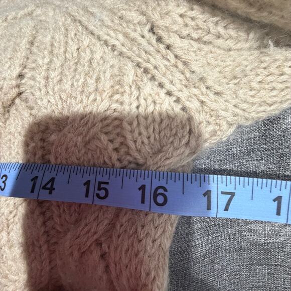 BALTMAN & CO Beige Women Wool Knit Sweater VTG Size XS EUC - Picture 6 of 8